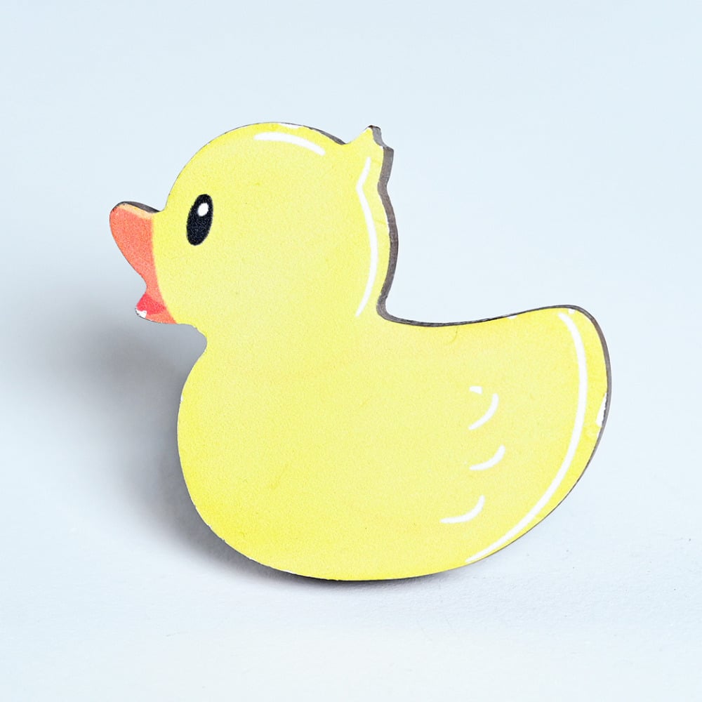 Handmade Acacia Wood Duck Kids Furniture Knob